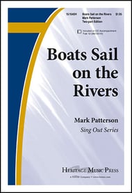 Boats Sail on the Rivers Two-Part choral sheet music cover Thumbnail